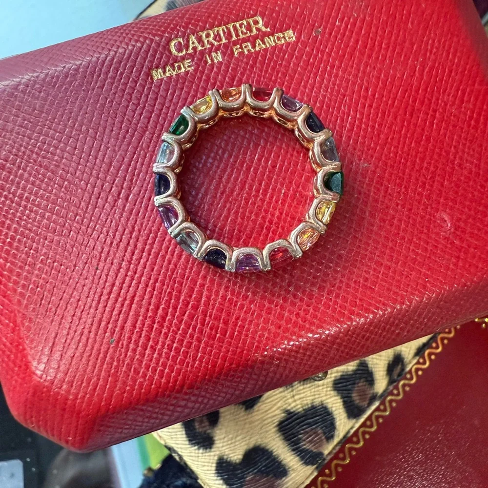 REPURCHASE Roni Blanshay Silver Crystal Drop Earrings - Picture 9 of 11